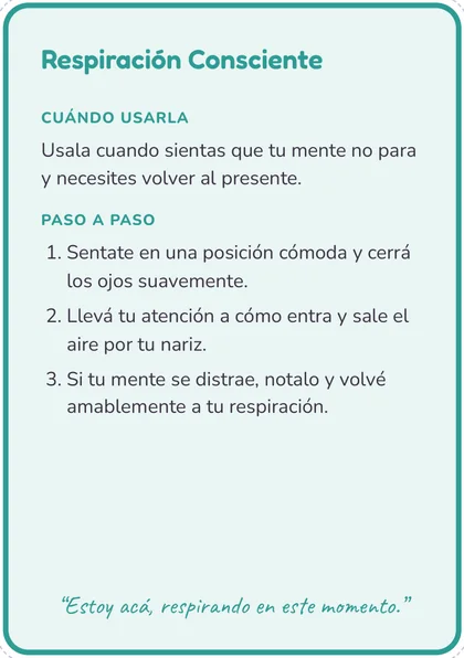 Tarjeta de muestra